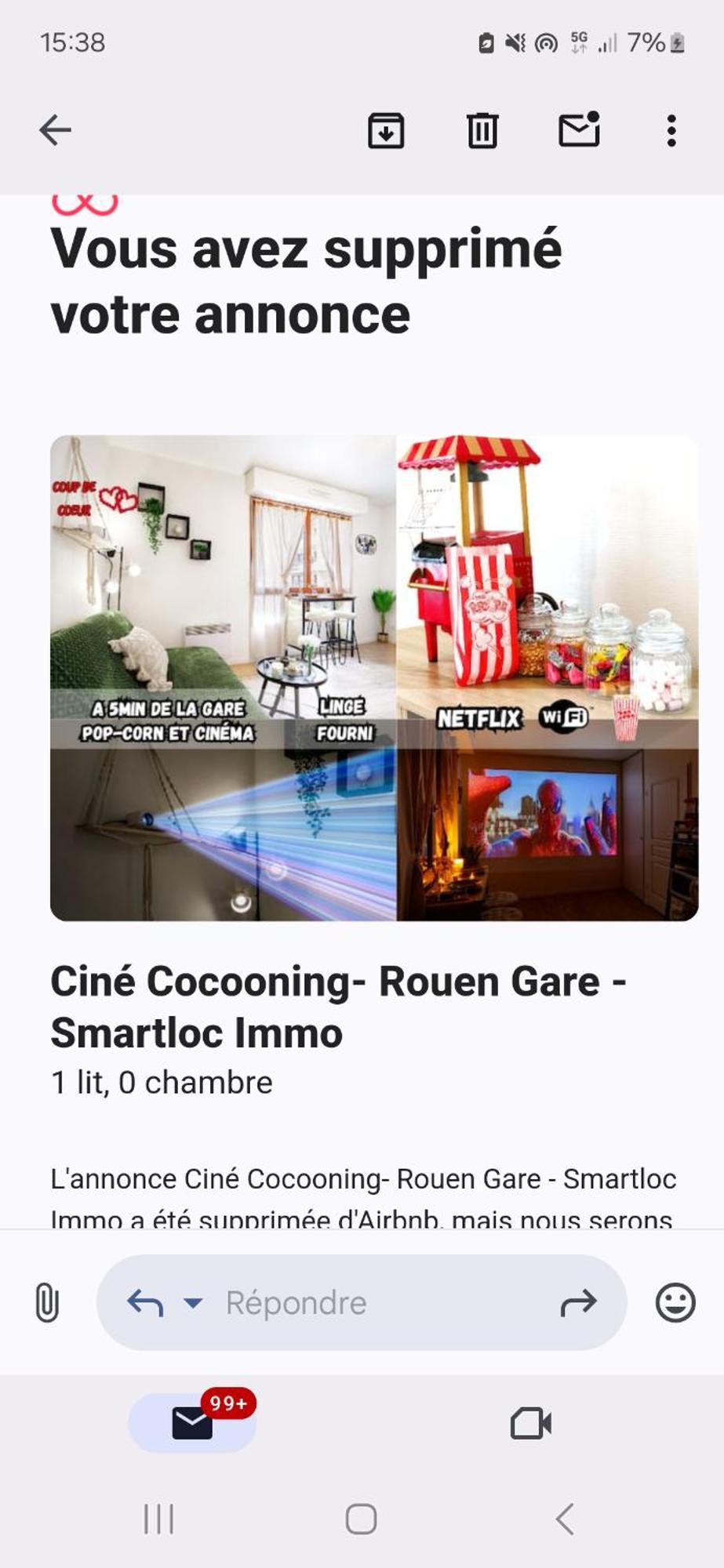 Le Petit Cine - Rouen Gare - Smartloc Immo公寓 外观 照片